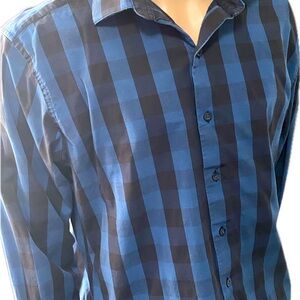 Men’s Alfani striped shirt.  Slim fit.  Size large